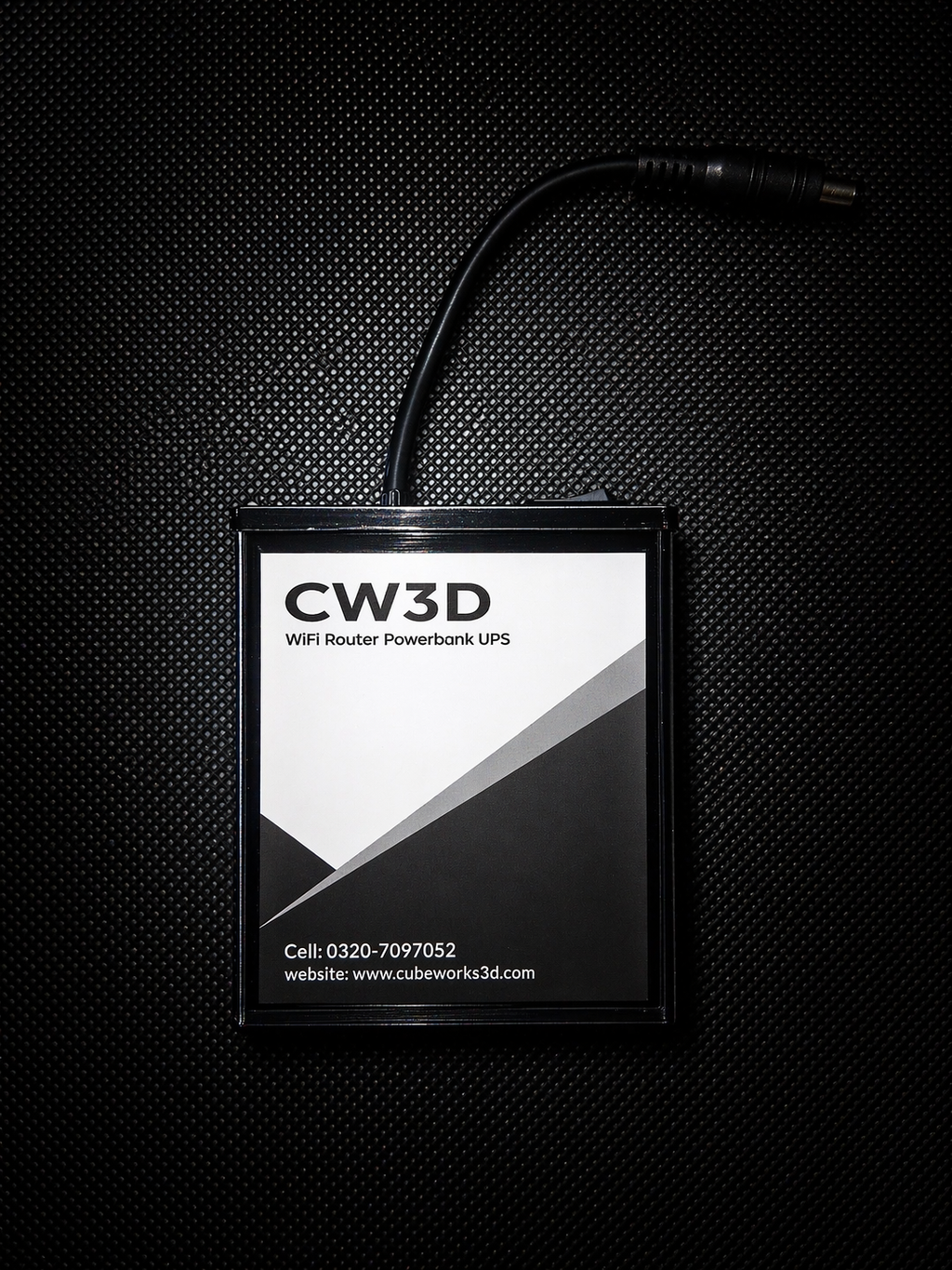 Mini UPS For Wifi Router + Charging Adaptor