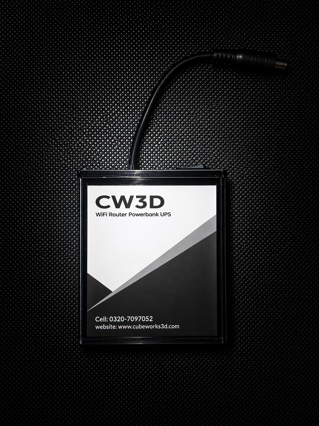 Mini UPS For Wifi Router + Charging Adaptor